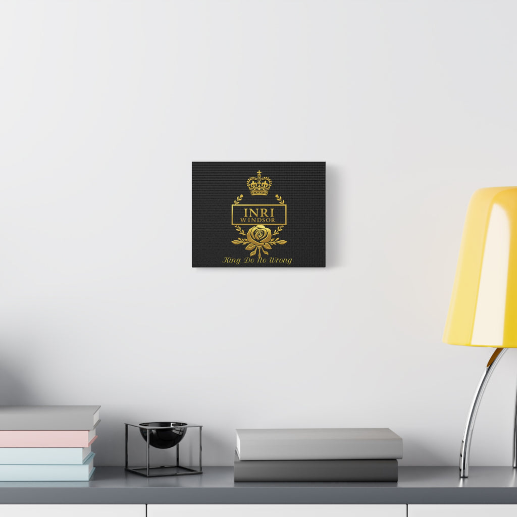 INRI Windsor King Do No Wrong Religious Canvas Wall Art