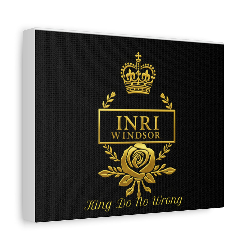 INRI Windsor King Do No Wrong Religious Canvas Wall Art